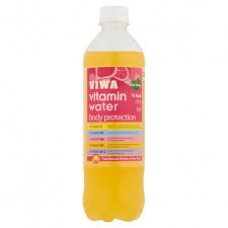 Viwa vitaminvíz 500ml Body protection (narancs-maracuja) B1, B6, B12, C, Aloe Vera, Biotin, Cink