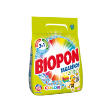 Biopon takarékos kompakt mosópor 1,4kg Color 20mosásos