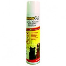 HAPPY PET tartós hatású bolhairtó aerosol 300ml HAPPY PET tartós hatású bolhairtó aerosol 300ml