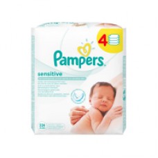 Pampers baba törlőkendő utántöltő 4x56db Sensitíve