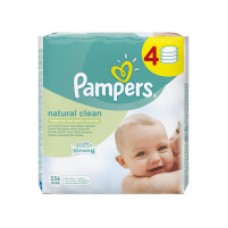Pampers baba törlőkendő utántöltő 4x64db Fresh clean