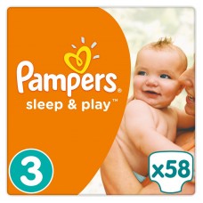 Pampers pelenka Sleep&Play Midi 58 (4-9kg) 3-as Pampers pelenka Sleep&Play Midi 58 (4-9kg) 3-as